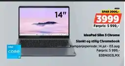 POWER IdeaPad Slim 3 Chrome, NOK 3999 tilbud