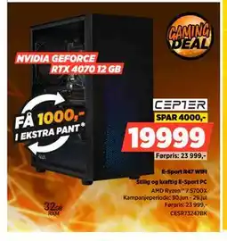 POWER E-Sport R47 WIFI, NOK 19999 tilbud