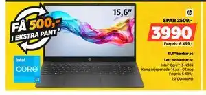 POWER Lett HP bærbar pc, NOK 3990 tilbud