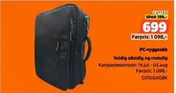 POWER PC-ryggsekk, NOK 699 tilbud