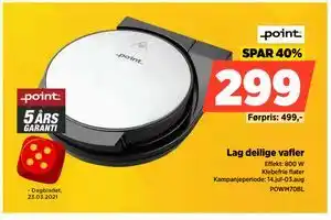 POWER point POWM70BL, NOK 299 tilbud
