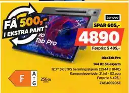 POWER IdeaTab Pro, NOK 4890 tilbud
