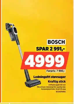 POWER Ledningsfri støvsuger, NOK 4999 tilbud