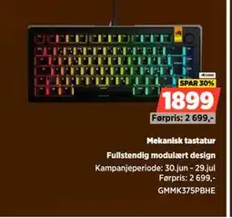 POWER Mekanisk tastatur, NOK 1899 tilbud