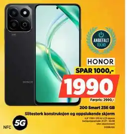 POWER 200 Smart 256 GB, NOK 1990 tilbud
