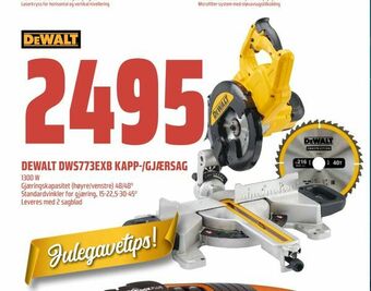 Obs Bygg Dewalt dws773exb kapp-/gjærsag tilbud