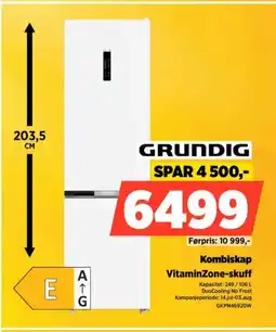 POWER GRUNDIG Kombiskap VitaminZone-skuff tilbud