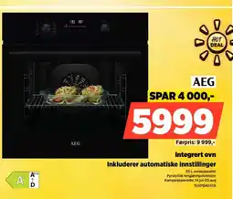 POWER AEG Integrert ovn Inkluderer automatiske innstillinger tilbud