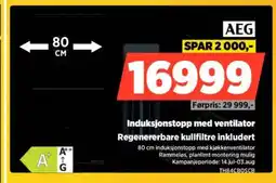 POWER AEG Induksjonstopp med ventilator tilbud