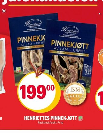 Coop Extra Henriettes pinnekjøtt tilbud