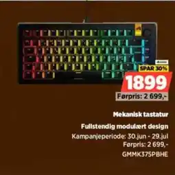 POWER Mekanisk tastatur Fullstendig modulært design tilbud