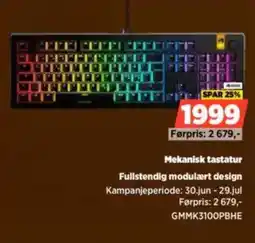 POWER Mekanisk tastatur Fullstendig modulært design tilbud