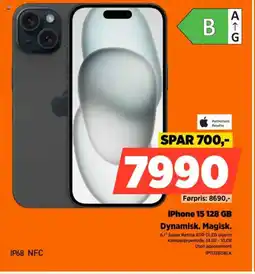 POWER iPhone 15 128 GB tilbud