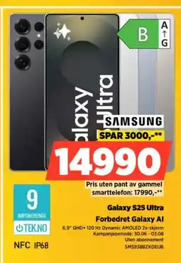 POWER SAMSUNG Galaxy SUltra Forbedret Galaxy Al tilbud