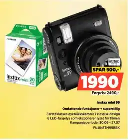 POWER instax mini Omfattende funksjoner + superstilig tilbud