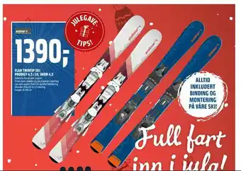 Coop Obs Elan twintip ski prodigy 4,5 / lil snow 4,5 tilbud