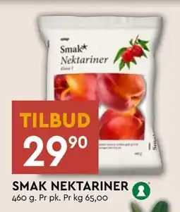 Coop Mega SMAK NEKTARINER, NOK 29.9 tilbud