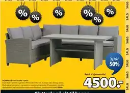 JYSK AGERMOSE bord + sofa - natur, NOK 4500 tilbud