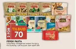 Coop Mega FERSK PASTA, NOK 70 tilbud