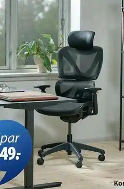 JYSK VARPELEV kontorstol, NOK 2350 tilbud