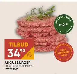 Coop Mega ANGUSBURGER, NOK 34.9 tilbud