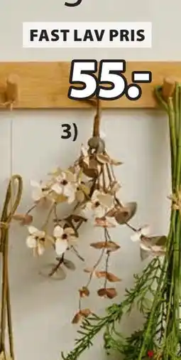 JYSK LAUST kunstig blomst, NOK 55 tilbud