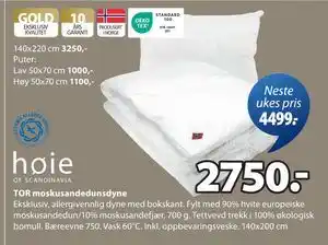 JYSK TOR moskusandedunsdyne tilbud