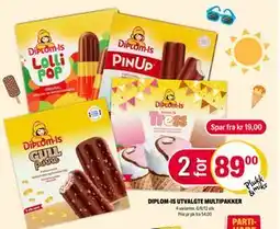 Coop Extra DIPLOM-IS UTVALGTE MULTIPAKKER, NOK 89 tilbud