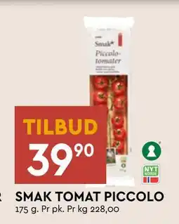 Coop Mega SMAK TOMAT PICCOLO, NOK 39.9 tilbud