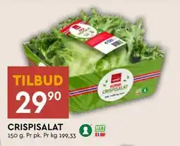 Coop Mega CRISPISALAT, NOK 29.9 tilbud