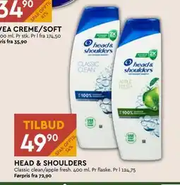 Coop Mega HEAD & SHOULDERS, NOK 49.9 tilbud
