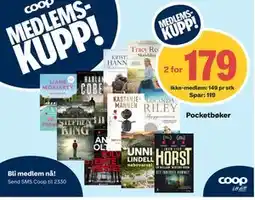 Coop Extra Pocketbøker, Medlemspris tilbud