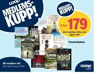 Coop Extra Pocketbøker, Medlemspris tilbud