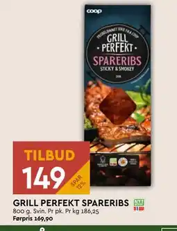 Coop Mega GRILL PERFEKT SPARERIBS, NOK 149 tilbud