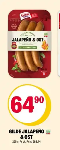 Coop Extra GILDE JALAPEÑO & OST, NOK 64.9 tilbud