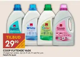 Coop Mega COOP FLYTENDE VASK, NOK 29.9 tilbud