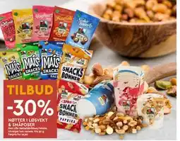 Coop Mega NØTTER I LØSVEKT & SMÅPOSER tilbud