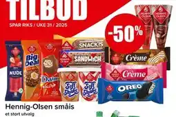 Spar Hennig-Olsen småis tilbud