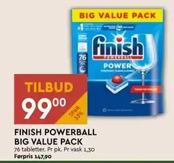 Coop Mega FINISH POWERBALL BIG VALUE PACK, NOK 99 tilbud