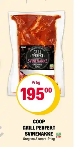 Coop Extra COOP GRILL PERFEKT SVINENAKKE, NOK 195 tilbud