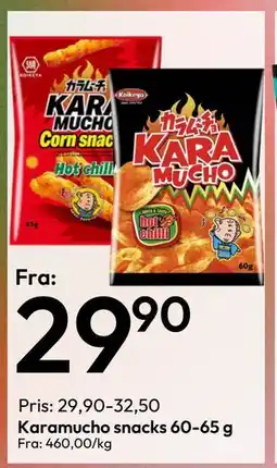 Gigaboks Karamucho snacks 60-65 g tilbud