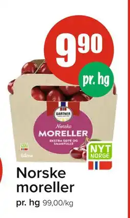 Spar Norske moreller, NOK 9.9 tilbud