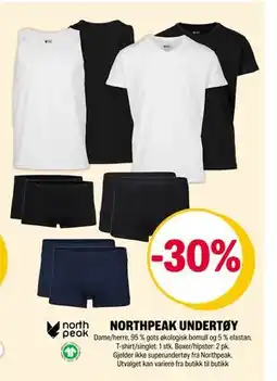 Coop Extra NORTHPEAK UNDERTØY tilbud