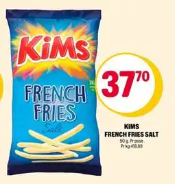 Coop Extra KIMS FRENCH FRIES SALT, NOK 37.7 tilbud