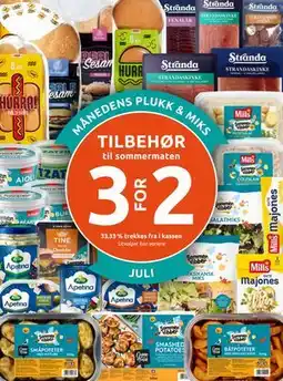 Joker MÅNEDENS PLUKK & MIKS 3 FOR 2 TILBEHØR til sommermaten tilbud
