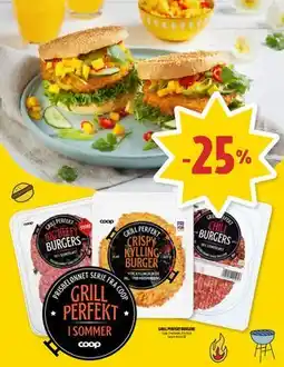 Coop Prix GRILL PERFEKT BURGERE tilbud
