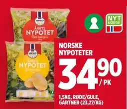 Meny NORSKE NYPOTETER, NOK 34.9 tilbud
