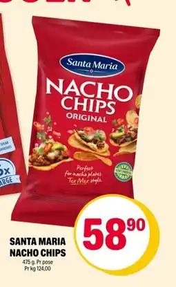 Coop Extra SANTA MARIA NACHO CHIPS, NOK 58.9 tilbud