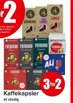 Spar Kaffekapsler tilbud
