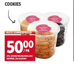 Meny COOKIES, NOK 50 tilbud